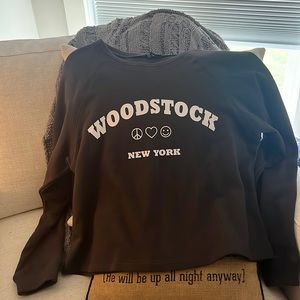 One Clothing cropped sweatshirt size xsmall